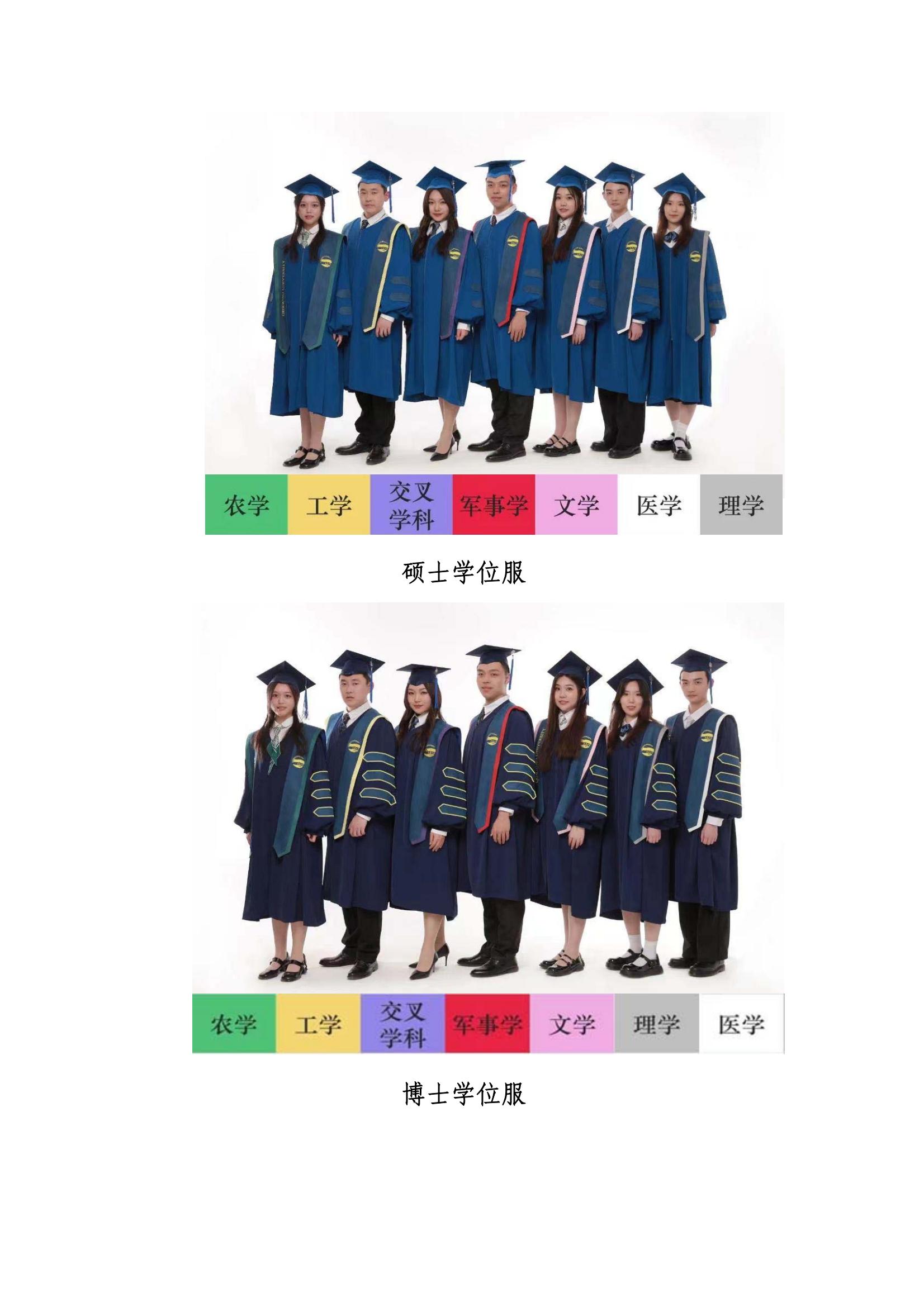 青岛大学专属学位服穿戴规范-青岛大学研究生院